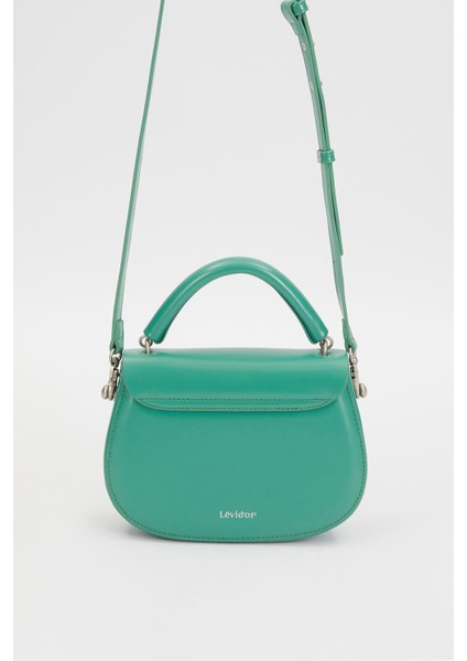 Yeşil Kalpli Taş Askılı Kadın Klasik El Çantası fırsatları