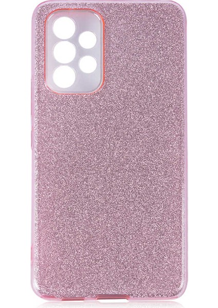 Galaxy A53 5g Kılıf Mbfx Shining Silikon-Pembe