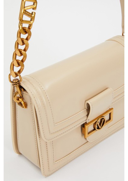 Krem Klasik Çapraz Askı Kadın Küçük Boy Çanta modelleri