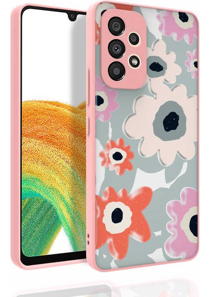 Galaxy A53 5g Kılıf Desenli Kamera Korumalı Parlak Mbfx Nora Kapak-No5
