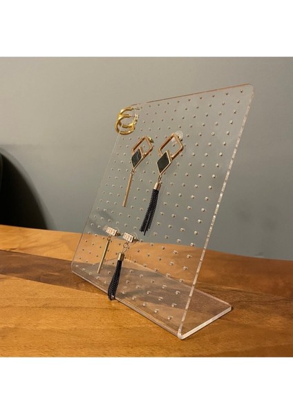 Yeşil Pleksi Küpe ve Takı Standı, Şık ve Kullanışlı Tasarım. fiyatları