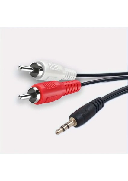 2 Rca Aux 3.5 Mm Stereo Lale To 2rca Aux Ses Kablosu (1.5 Metre) modelleri