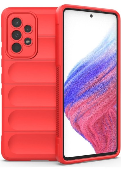 Samsung Galaxy A73 5g Kılıf Elde Tutma Kolaylıkla Kaydırmaz Kenar Line Dizayn Optietnik Kapak