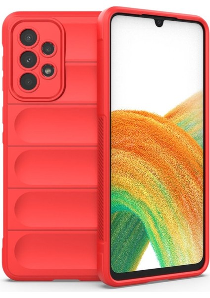 Samsung Galaxy A33 5g Kılıf Elde Tutma Kolaylıkla Kaydırmaz Kenar Line Dizayn Optietnik Kapak