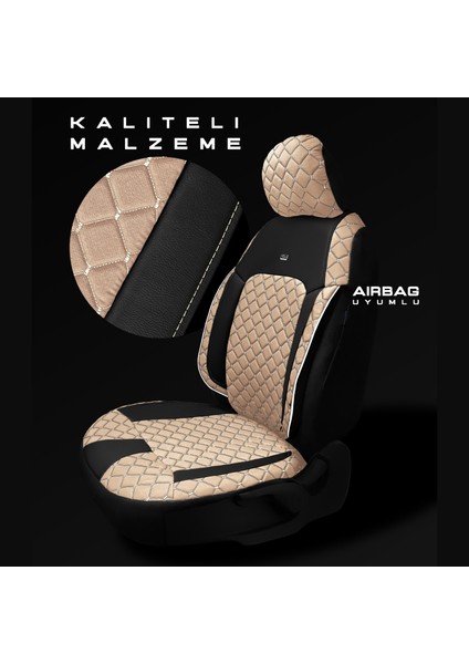 Honda Jazz 2002-2008 Hatchback Floransa Serisi Eviza Ticari 2+1 Bej Siyah modelleri