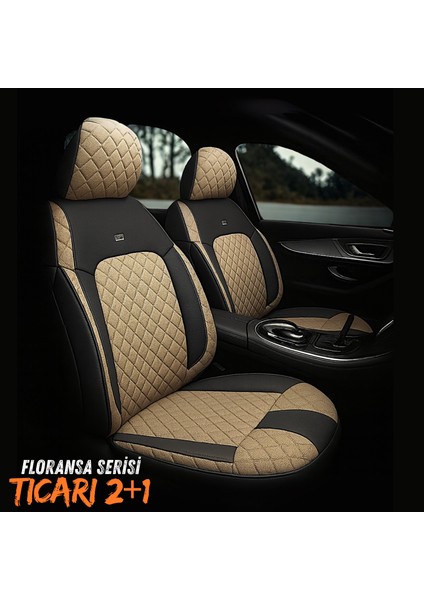 Renault Fluence 2015 - 2016 Facelift 5 Kapı Floransa Serisi Eviza Ticari 2+1 Bej Siyah