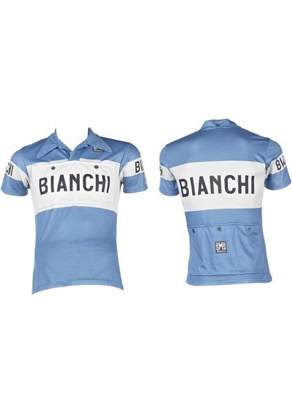 Koleksiyonluk Santini Retro Bianchi Bisiklet Forması PE942PLBIANC fiyatları