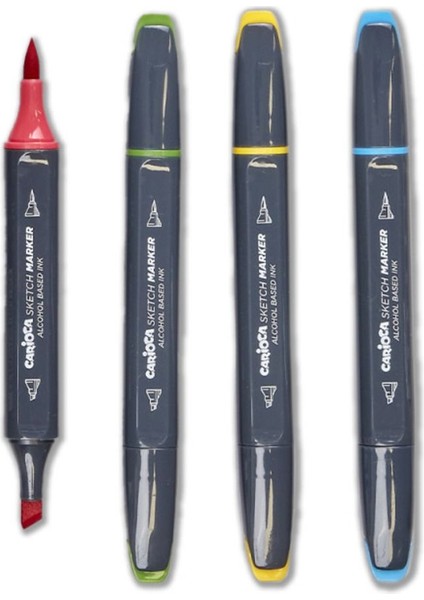Plus Sketch Marker Çift Taraflı Çizim Kalemi 32 Farklı Renk fiyatları