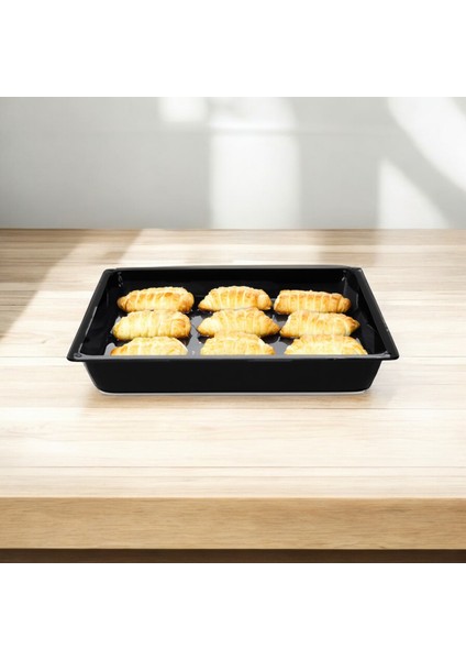 Emaye Fırın Tepsisi Kare Siyah 26X30 cm fırsatları