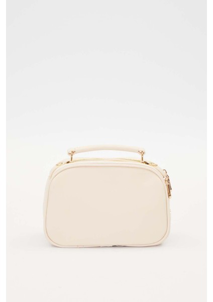 930539 Kadın Zincir Saçak Detaylı Omuz Çantası Krem modelleri