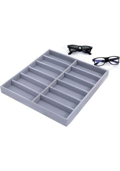 Yerli Havana Süet Gözlük Standı, 36-38 Cm, Gri, Çekmece Içi Organizer modelleri