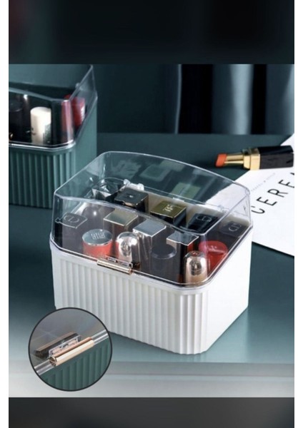15 Bölmeli Kapaklı Oje ve Ruj Düzenleyici Organizer, Pratik ve Şık Tasarım fiyatları