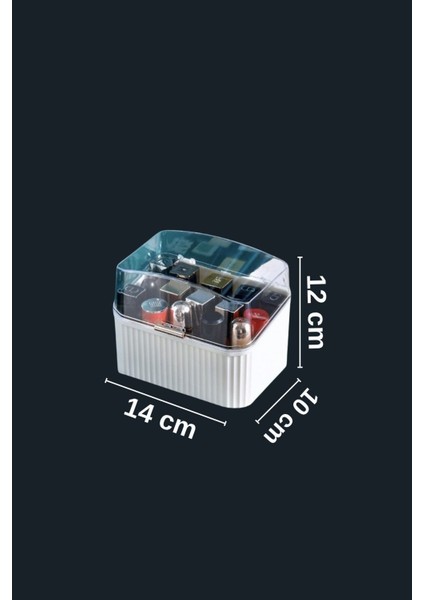 15 Bölmeli Kapaklı Oje ve Ruj Düzenleyici Organizer, Pratik ve Şık Tasarım fırsatları