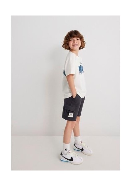 Antrasit Kargo Şort 6410013-70087