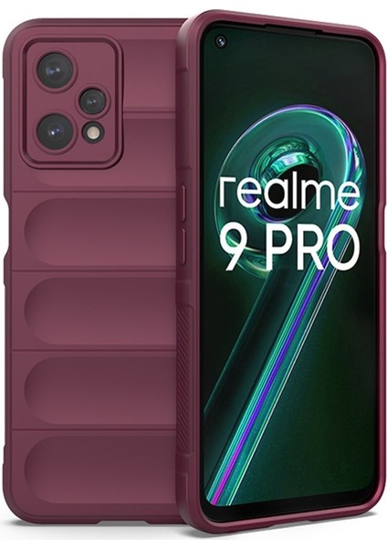 Realme 9 Pro 5g Kılıf Elde Tutma Kolaylıkla Kaydırmaz Kenar Line Dizayn Optietnik Kapak