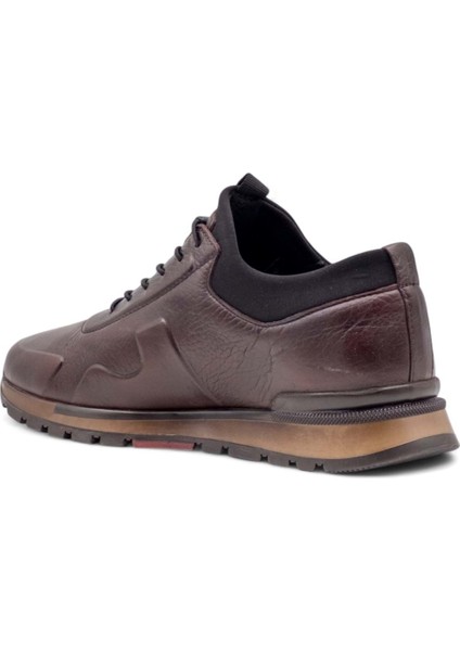 5333 Erkek Hakiki Deri Spor Ayakkabı Kış Kahverengi Koyu fırsatları