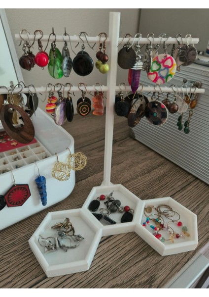 Beyaz Takı Düzenleyici, Şık ve Pratik Saklama Çözümü