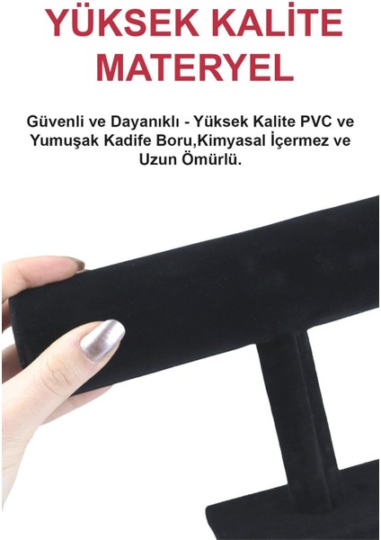 Şık Beyaz Bileklik ve Saat Standı - Modern ve Kullanışlı Tasarım