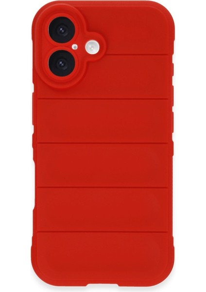 Apple iPhone 16 Plus Kılıf Elde Tutma Kolaylıkla Kaydırmaz Kenar Line Dizayn Optietnik Kapak