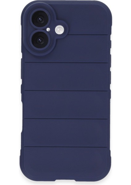 Apple iPhone 16 Plus Kılıf Elde Tutma Kolaylıkla Kaydırmaz Kenar Line Dizayn Optietnik Kapak