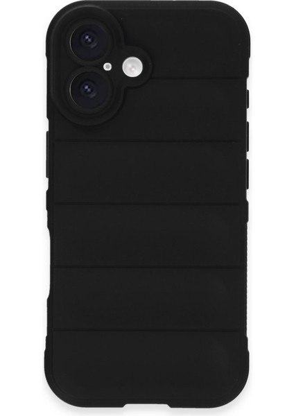 Apple iPhone 16 Plus Kılıf Elde Tutma Kolaylıkla Kaydırmaz Kenar Line Dizayn Optietnik Kapak