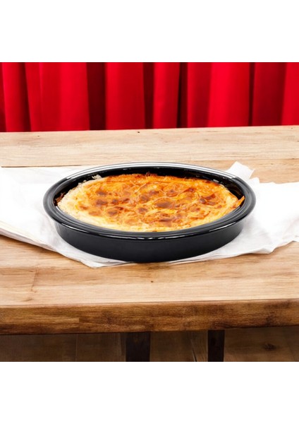 Emaye Fırın Tepsisi Orta Boy 28 CM Yuvarlak Fırın Tepsisi Börek Tepsisi Baklava Tepsisi modelleri