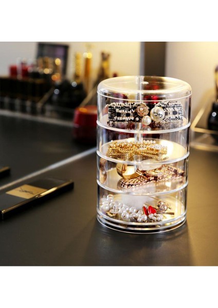 Dönebilen Çok Katlı Silindir Takı ve Makyaj Düzenleyici fiyatları
