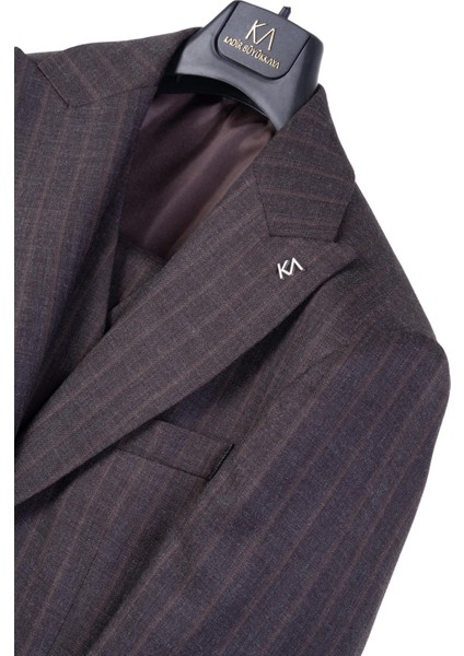 Şık ve Rahat Slim Fit Yelekli Erkek Takım Elbise - Modern Kesim Dört MEVSIM-KAV1071W modelleri