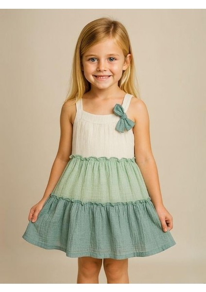 Kız Çocuk Müslin Askılı Elbise fiyatları