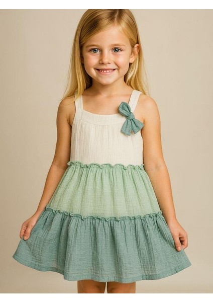 Kız Çocuk Müslin Askılı Elbise fırsatları