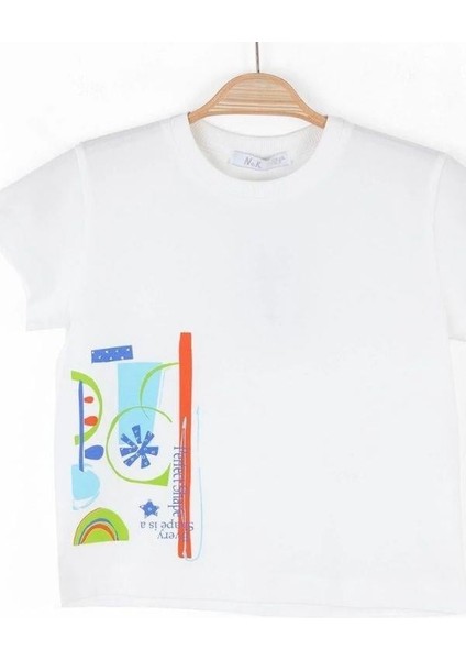 Kız Çocuk Pamuklu Desenli T-Shirt modelleri