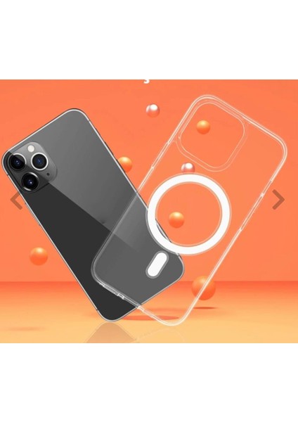 iPhone 14 6.1inç Magsafe Uyumlu Manyetik Sert Silikon Kılıf modelleri
