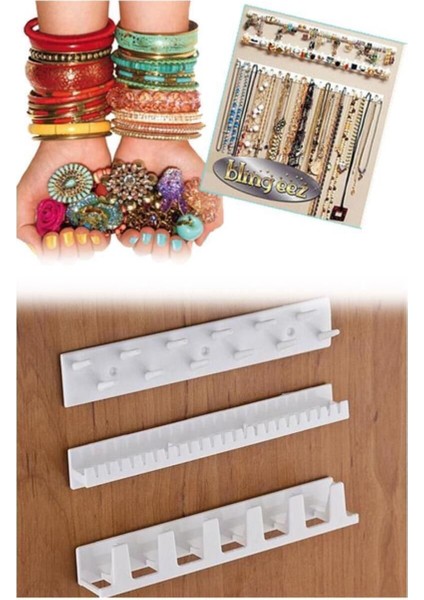 Beyaz Takı Organizer, Düzenleyici ve Asmak Için Şık ve Pratik Çözüm fırsatları