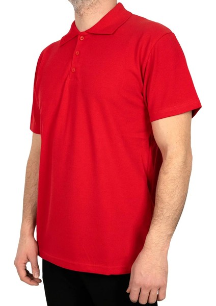 Ay Yıldız Polo Yaka Kırmızı Tişört modelleri