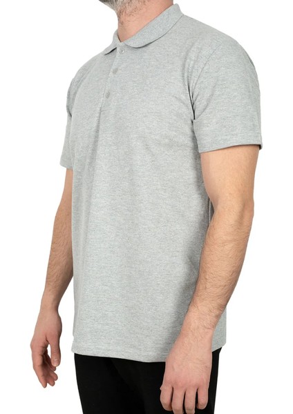 Korn Logo 2 Polo Yaka Gri Tişört modelleri