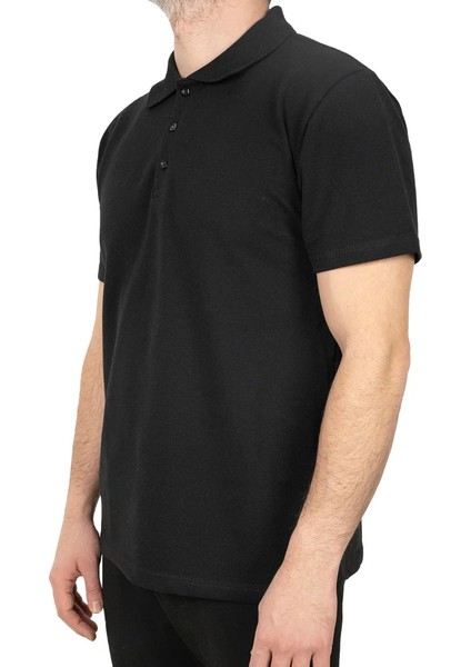Tesla Logo Text Polo Yaka Siyah Tişört modelleri