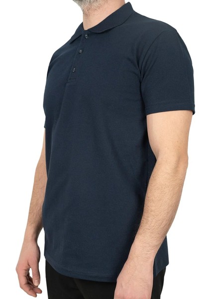 Behemoth Classic Logo Polo Yaka Lacivert Tişört modelleri