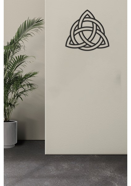 Trıquetra Ahşap Mdf Duvar Dekorasyon Ürünü 40X40 cm fiyatları