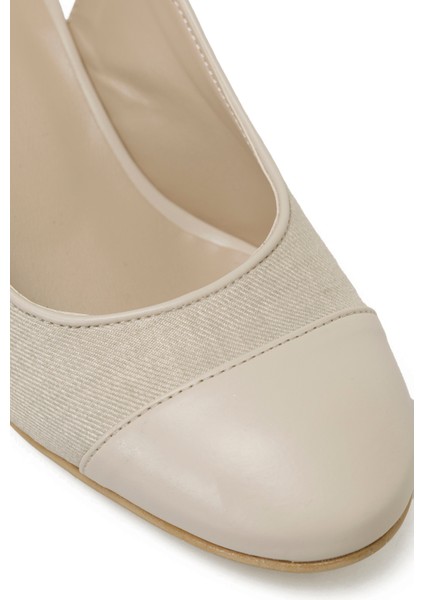 325020.Z 5fx Bej Kadın Topuklu Ayakkabı