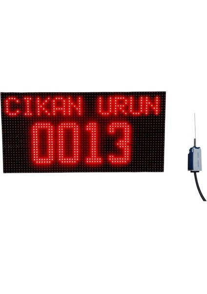 Dijital Alarmlı Sistem Odası Saat Derece ve Nem (Kasa Ölçüsü 15X40 Cm)