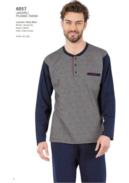 Erkek Uzun Kol Pijama Takım 6057 fiyatları