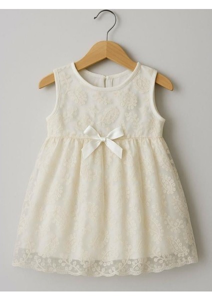 Kız Çocuk Güpürlü Dantel Elbise modelleri