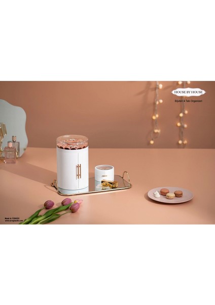 Şık Bej Çekmeceli Takı ve Mücevher Düzenleyici Organizer fiyatları