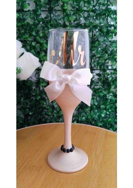 Gelin Damat Kadehi Düğün Nişan Özel Gün 1 Çift Şampanya Kadehi modelleri