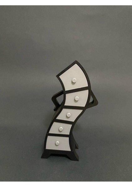 15CM Boy, 4cm Genişlik, Şık Mini Şifonyer, Takı Düzenleyici, Kullanışlı ve Şık Tasarım