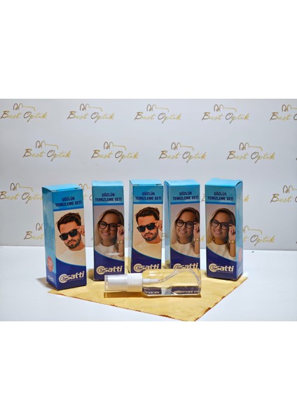 5 Li GÖZLÜK TEMİZLEME SETİ (Sprey ve Bez)