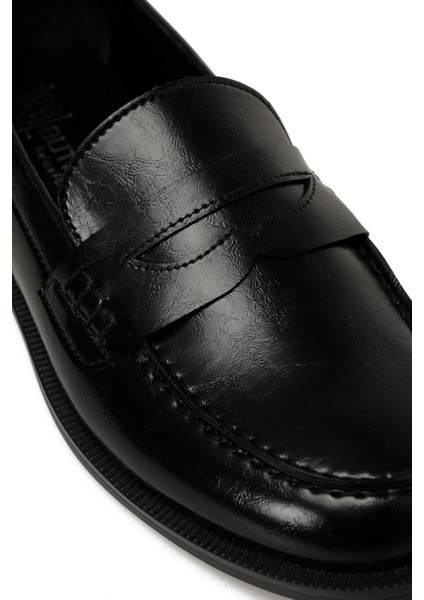 25K-2021 5pr Siyah Kadın Loafer