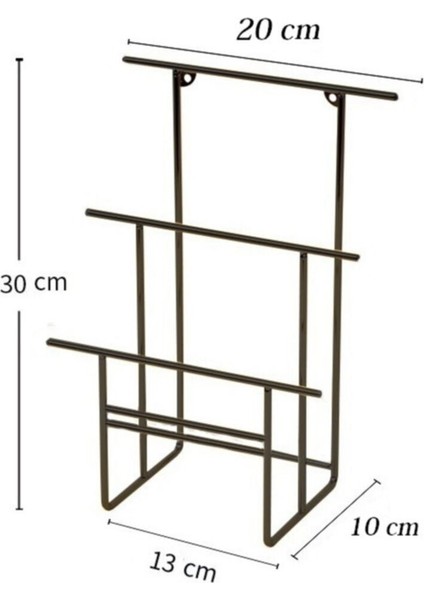 Siyah Takı Düzenleyici, 3 Bölmeli, Takı Standı, Küpe, Bileklik, Kolye Saklama Modülü modelleri