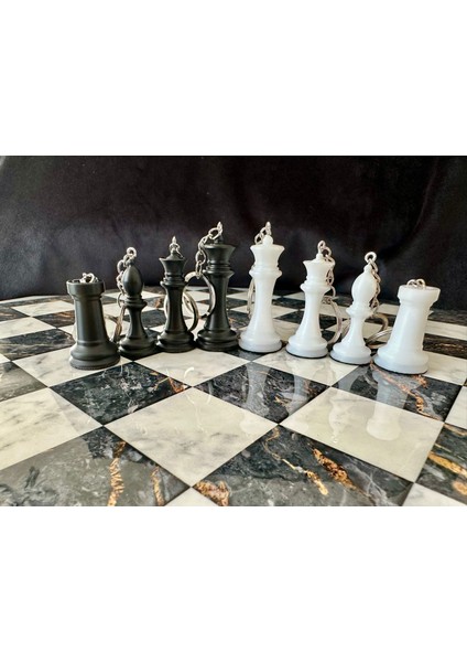 Satranç Anahtarlık, Hediyelik Eşya, Lüks Minimal Satranç fiyatları