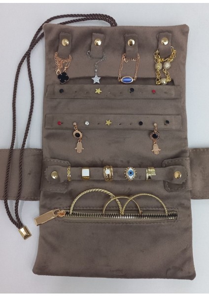 Katlanabilir Rulo Takı Çantası, Seyahat ve Günlük Kullanım Için Şık ve Pratik fiyatları